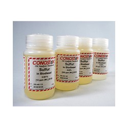 Padrão MRC de Enxofre em Biodiesel B5. Frasco contendo 100gr. Fabricante : CONOSTAN