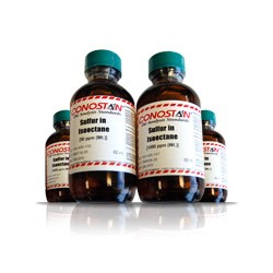 Padrão MRC de Enxofre em Isooctano, 50ppm. Frasco contendo 60mL. Fabricante : CONOSTAN